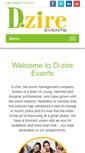 Mobile Screenshot of dzireevents.com